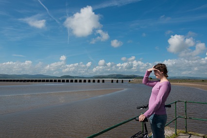 Cycling to Arnside