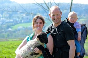 Arnside_Tower_family_lamb2