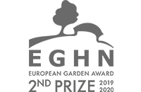 company logo: European garden award: 2nd prize