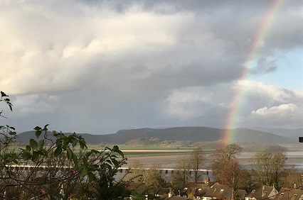 rainbow over the viaduct