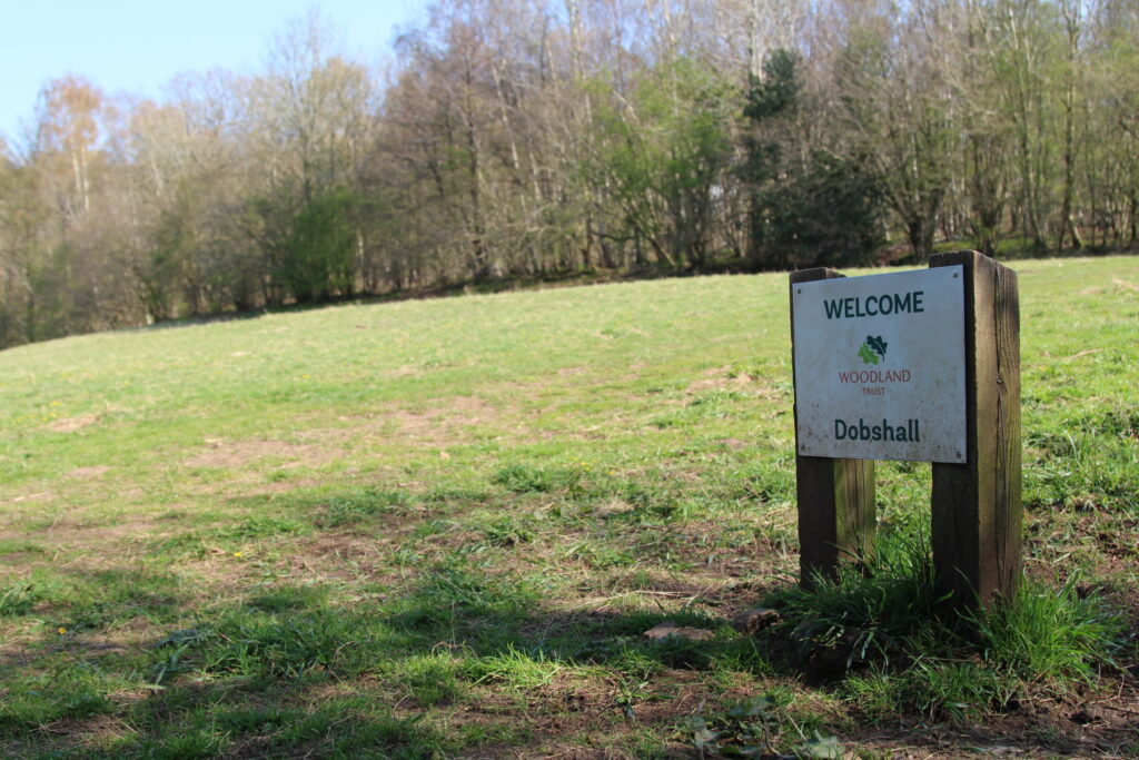 Entrance Sign Dobshall Wood Lower Gate