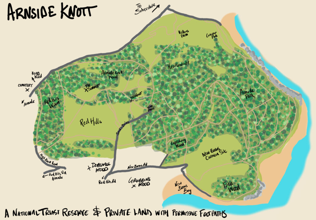 Arnside Knott Map