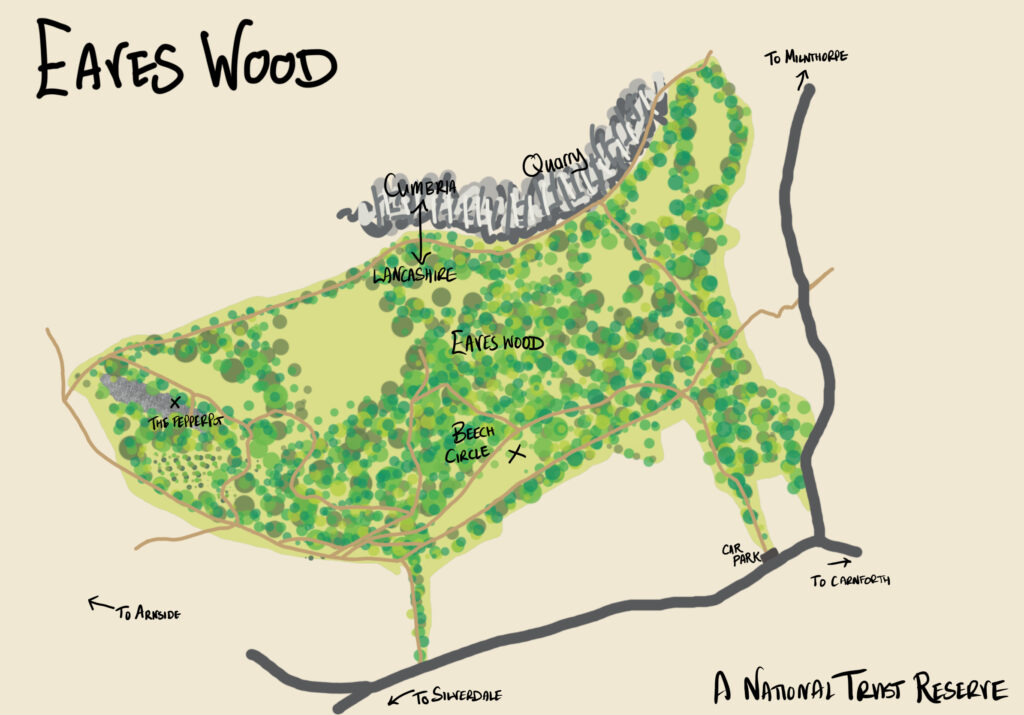 Eaves Wood Map