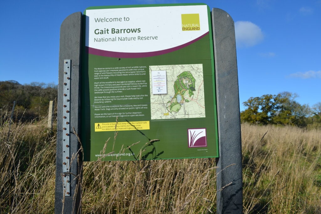 Gait Barrows NNR Sign (Janet Hargreaves)