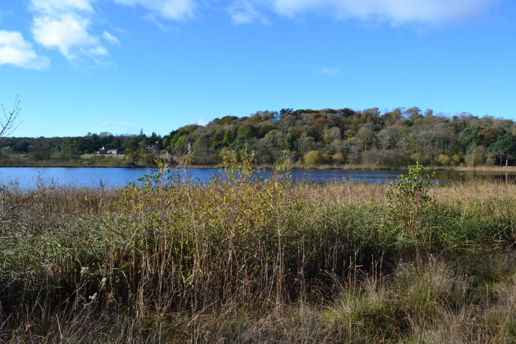 Hawes Water looking at Challen Hall (Janet Hargreaves)