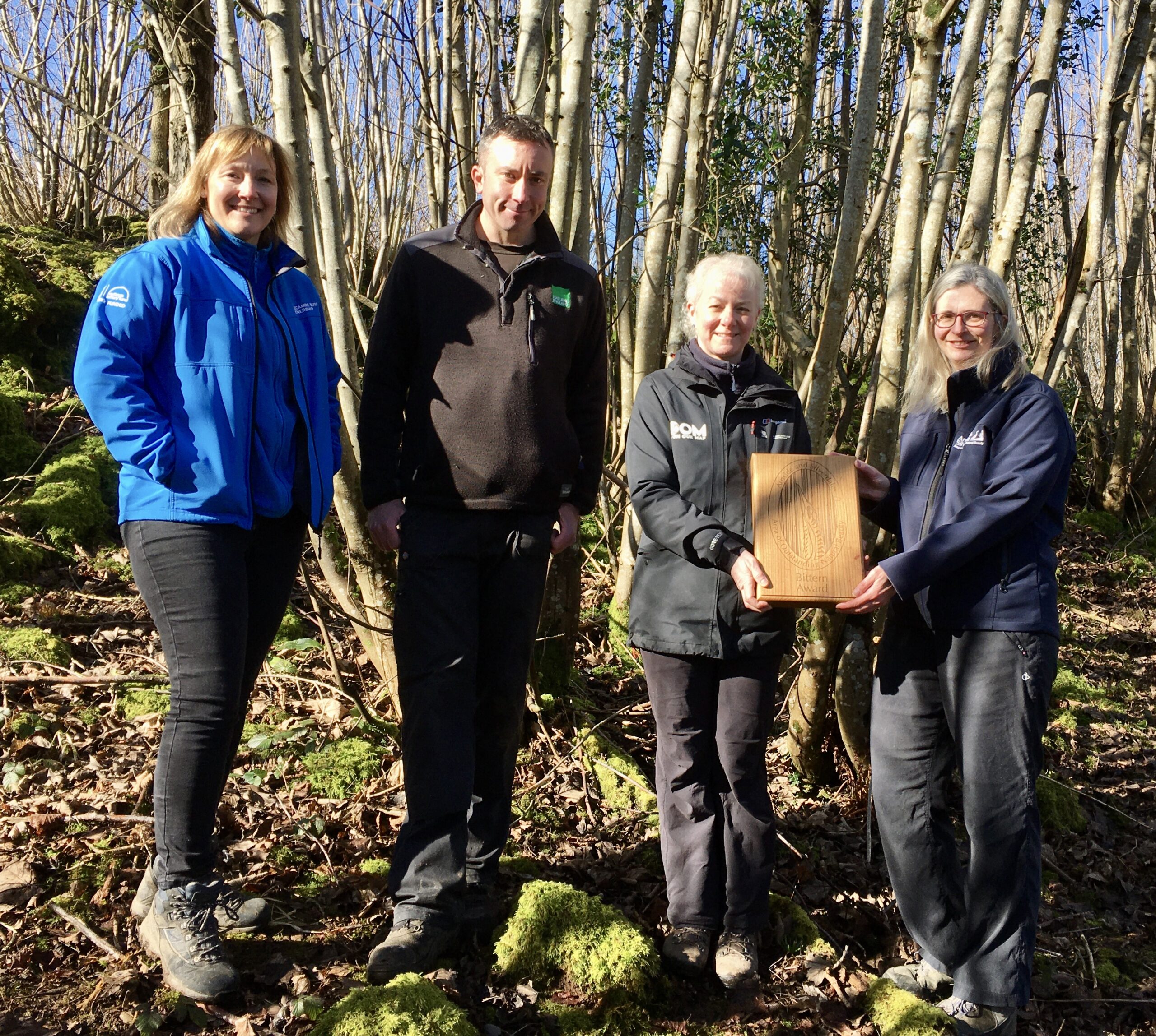 Bittern Award 2021 being presented to the Back On Our Map Project